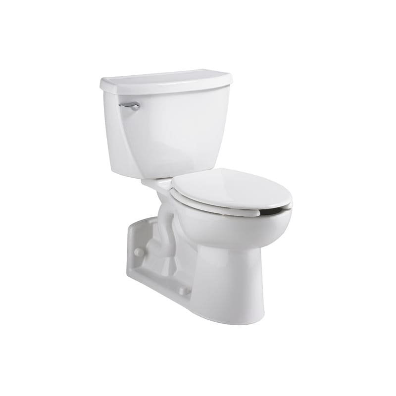 American Standard 2878.016 Yorkville Right Height    Pressure Assisted Elongated Two-PieceToilet 1.6 GPF White Fixture Toilet Two-Piece Elongated
