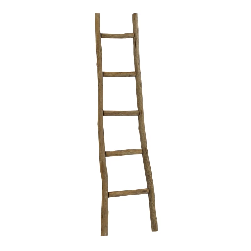 Aspire Home Accents 5995 5 ft. Dora Decorative Ladder, Walnut