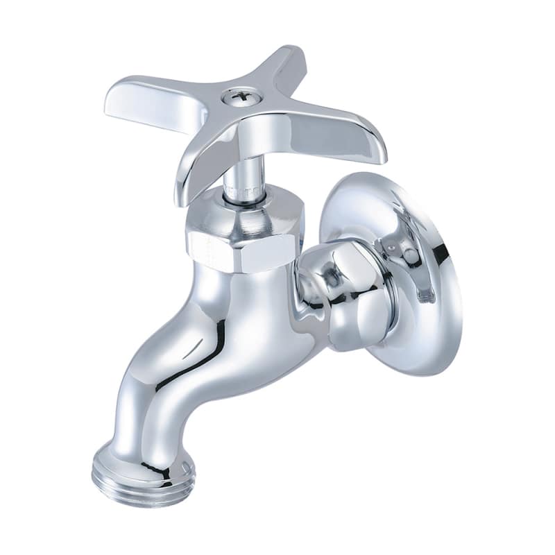 UPC 763439000088 product image for Central Brass 0007-H1/2 Single Handle Wall Mounted Bathroom Faucet with Cross Ha | upcitemdb.com