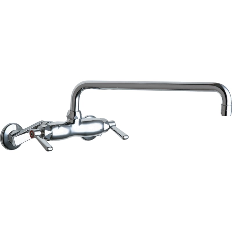 Chicago Faucets 445 L15ab Wall Mounted Pot Filler Faucet With