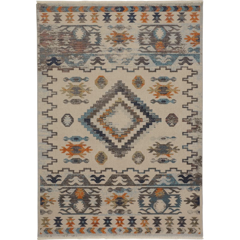 Delacora Delacora Fz Pdng Dmi Run 3x8 Dumai 2 1 2 X 8 Southwestern Runner From The Pada Fossil Gray Light Blue Home Decor Rugs Runners From Build Com Inc Daily Mail