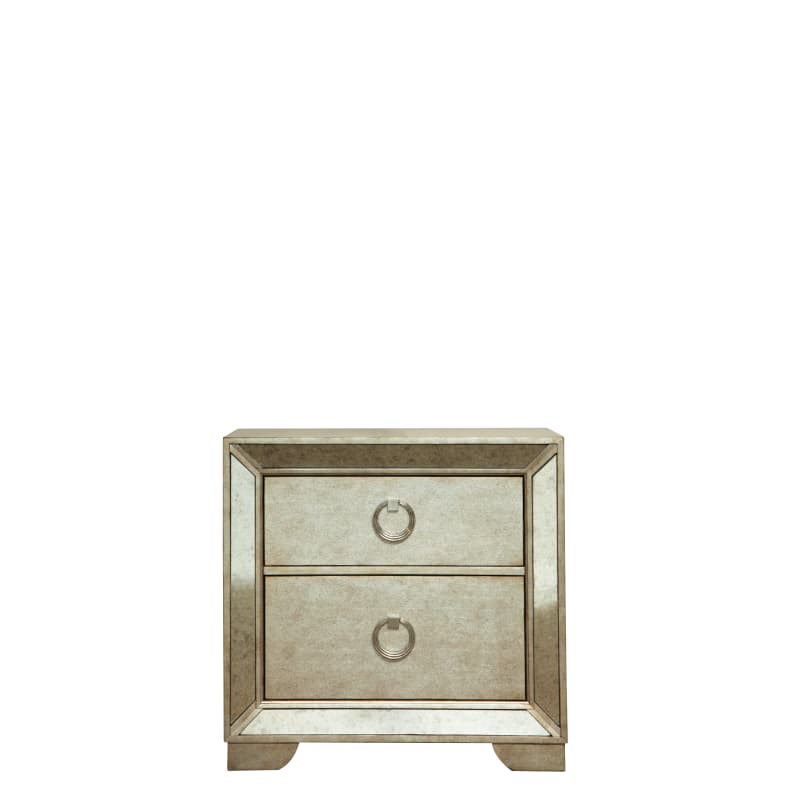 Delacoradelacora Hm 395140 Farrah 30 Wide Hardwood Nightstand With 2 Drawers Marbled Gold Indoor Furniture Storage Nightstand Dailymail