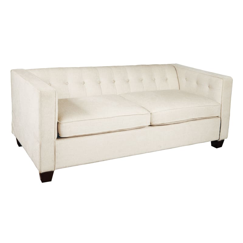 Delacoradelacora Hm A853 K1 Chesterfield 73 Wide Wood Framed Polyester Upholstered Modern Loveseat Modern Cream Indoor Furniture Sofas Loveseat Dailymail