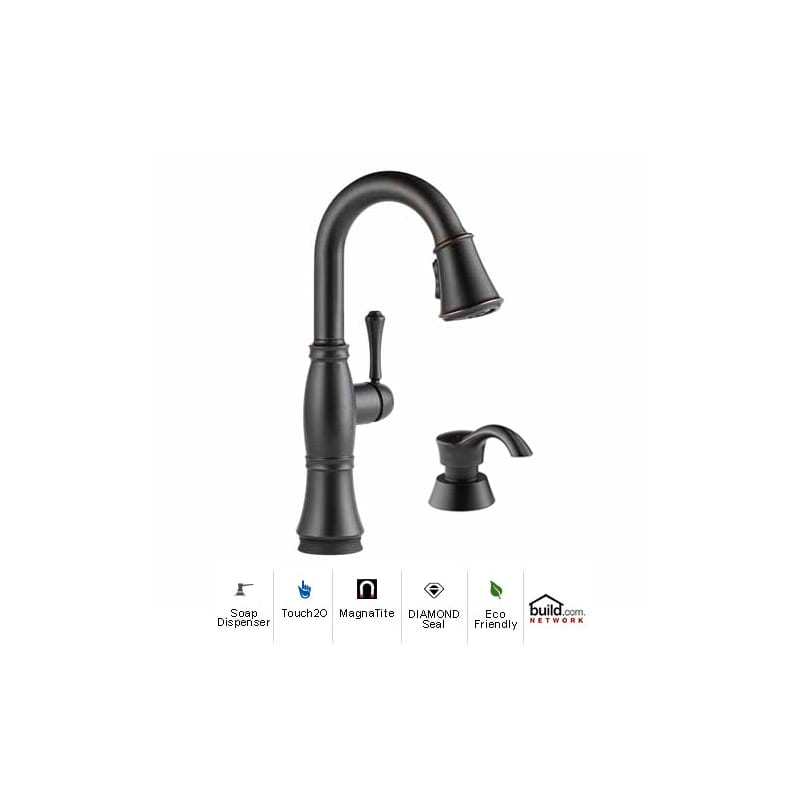 Delta 9997t Dst Sd Cassidy Pull Down Barprep Faucet With Onoff