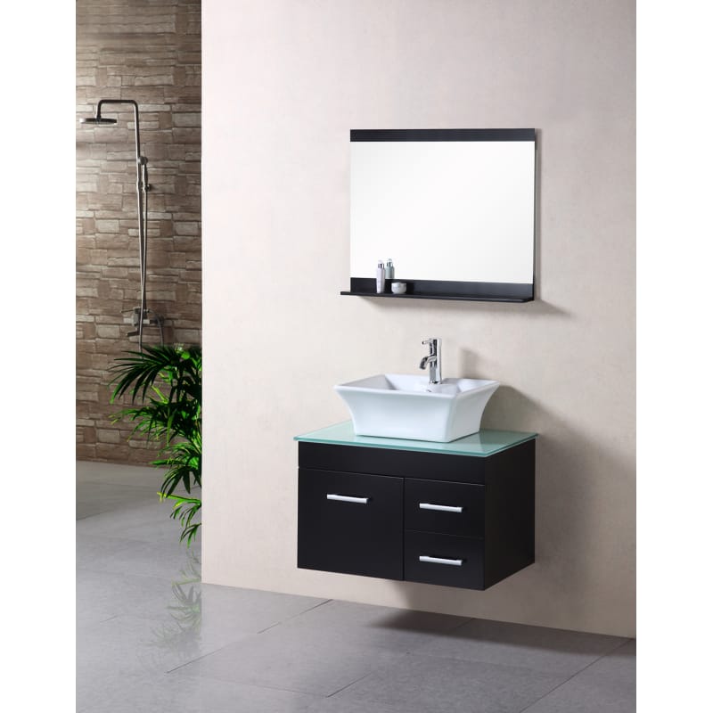Design Element Dec1100a 30 Madrid 30 Wall Mounted Vanity Set With