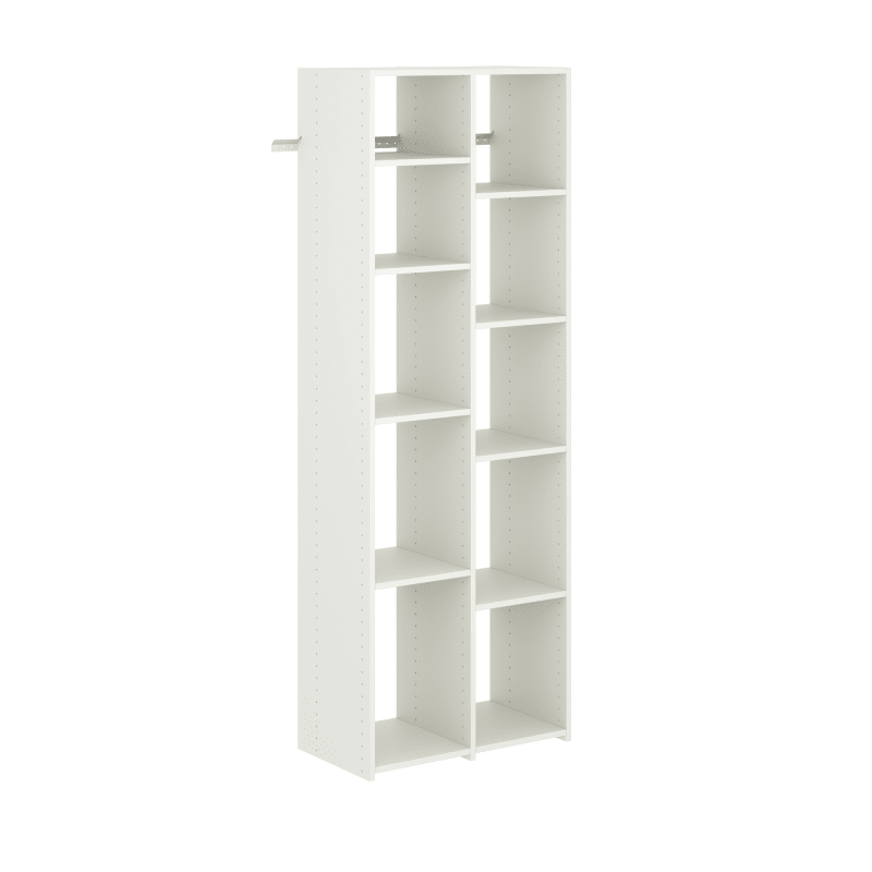 Easy Trackeasy Track Ph36 25 1 8 Inch Wide Shoe Tower Kit White Storage And Organization Closet Organizers Shoe Organizers Dailymail