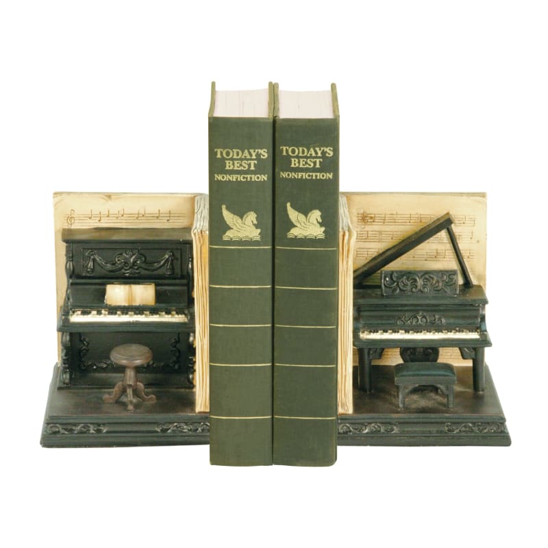 UPC 843558000432 product image for Sterling Industries 91-3708 Piano  Pair Dueling Piano Bookends | upcitemdb.com