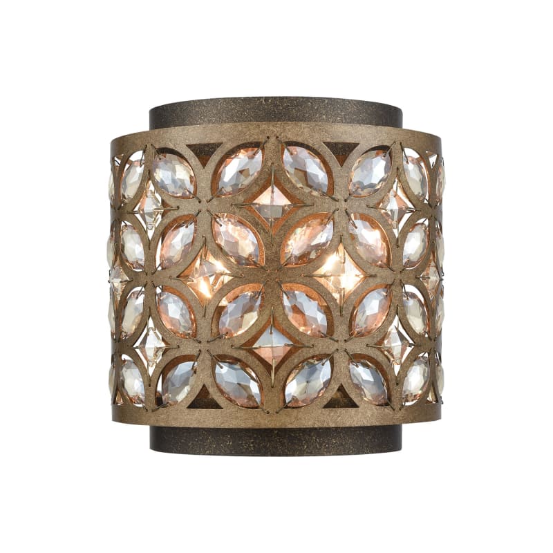 Elk Home 8-Inch Wide Rosslyn Sconce  Traditional  Mocha