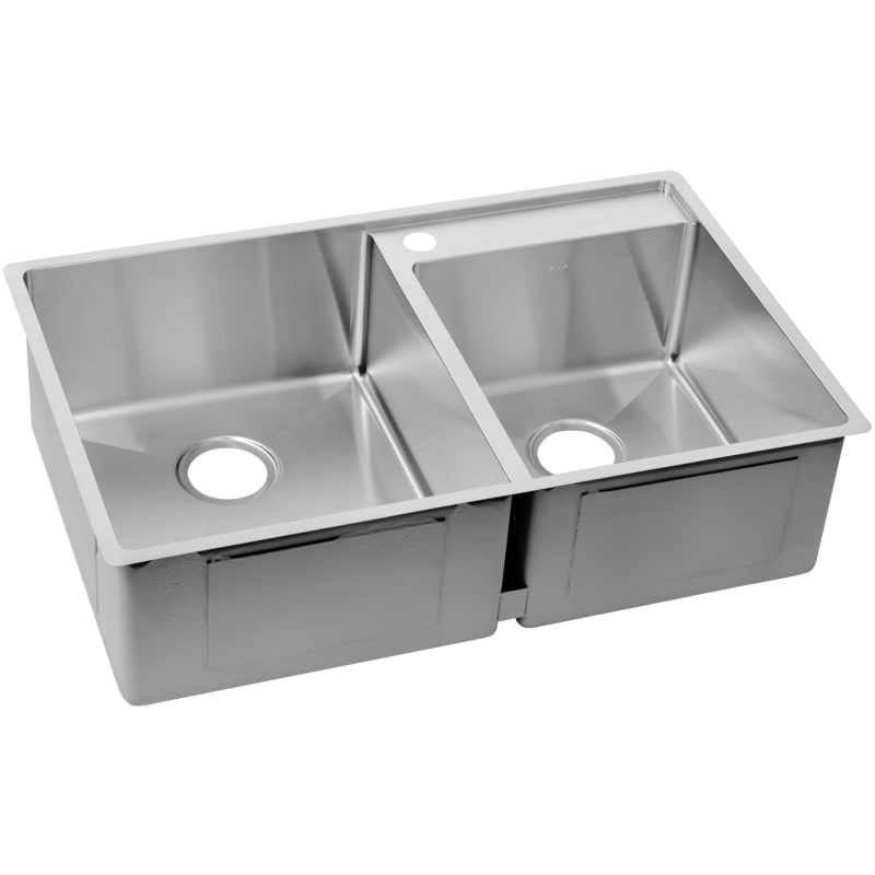 Elkay Ectrud31199r Crosstown 32 12 Double Basin Stainless Steel