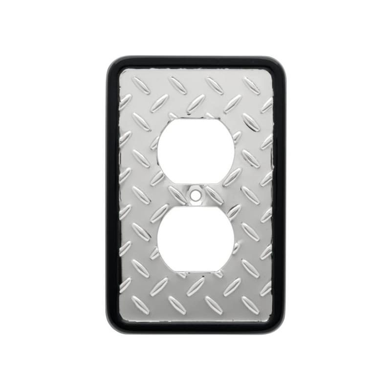 Brass Single Switch Duplex Wallplate Outlet Cover