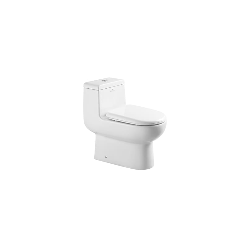 Fresca FTL2351 Antila 0.8   1.6 GPF One-Piece Elongated Toilet with Soft Close Seat White Fixture Toilet One-Piece Elongated