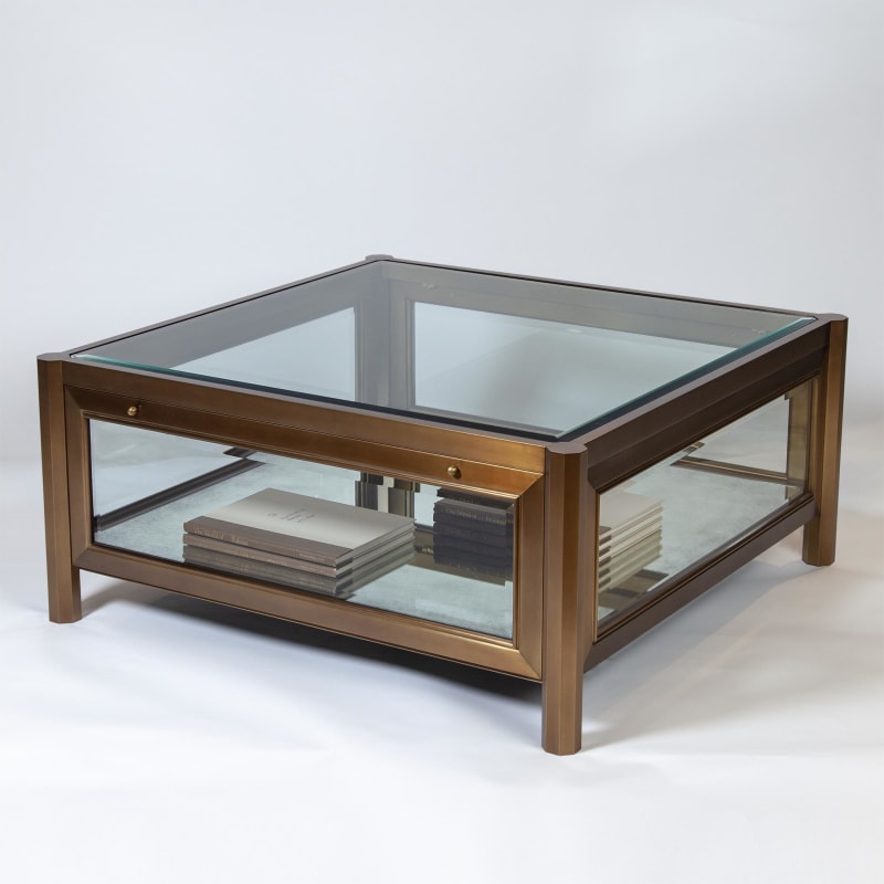 Global Views Global Views Enjoy A Brink In Style Coffee Table 8 80035 Color Brass With Black Top From Wayfair Daily Mail