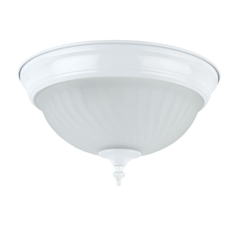 Globe Electric 6261201 1 Light 11 Inch Flush Mount Ceiling Fixture With Frosted Swirl Glass Shade White Indoor Lighting Fixtures On Build Com Inc Accuweather - Globe Electric Jackson 1 Light Flush Mount Ceiling In Dark Bronze