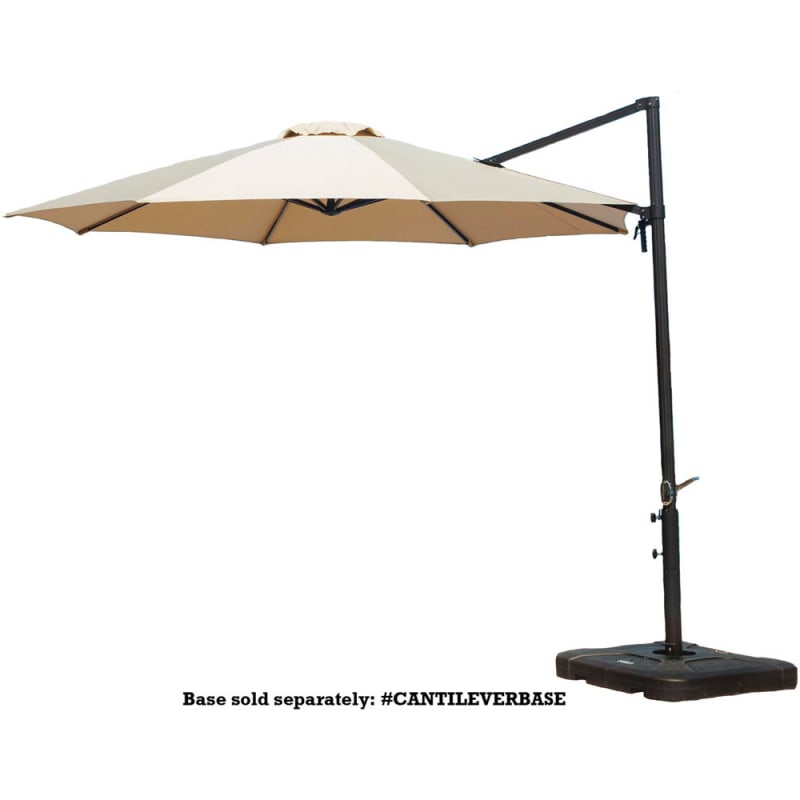 Weller 10 Ft Offset Cantilever Hanging Patio Umbrella by Westin Outdoor