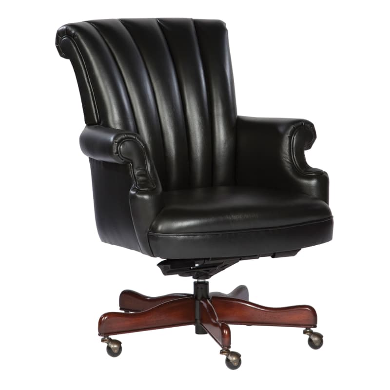 UPC 643218371144 product image for Hekman 79251 Home Office 28 Inch Wide Leather Office Chair | upcitemdb.com