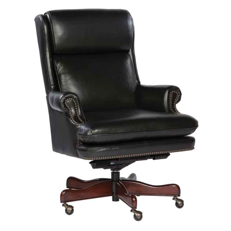 UPC 643218371175 product image for Hekman 79252 Home Office 29 Inch Wide Leather Office Chair | upcitemdb.com