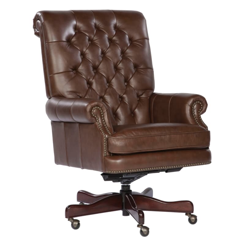 UPC 643218371212 product image for Hekman 79253 Home Office 28 Inch Wide Leather Office Chair | upcitemdb.com