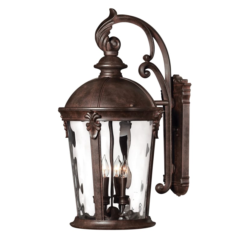 Hinkley 1899RK-LED Traditional One Light Wall Mount from Windsor collection in Bronze/Darkfinish, (B00BF30DJO)