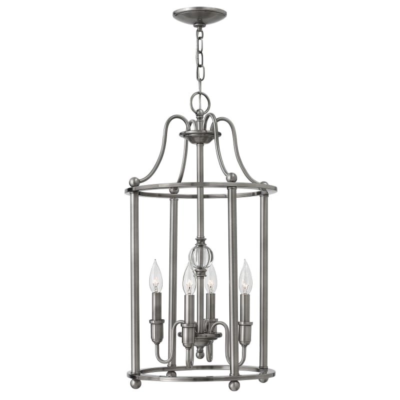 Hinkley Lighting 4354PL Pendants Elaine Indoor Lighting; Polished Antique Nickel