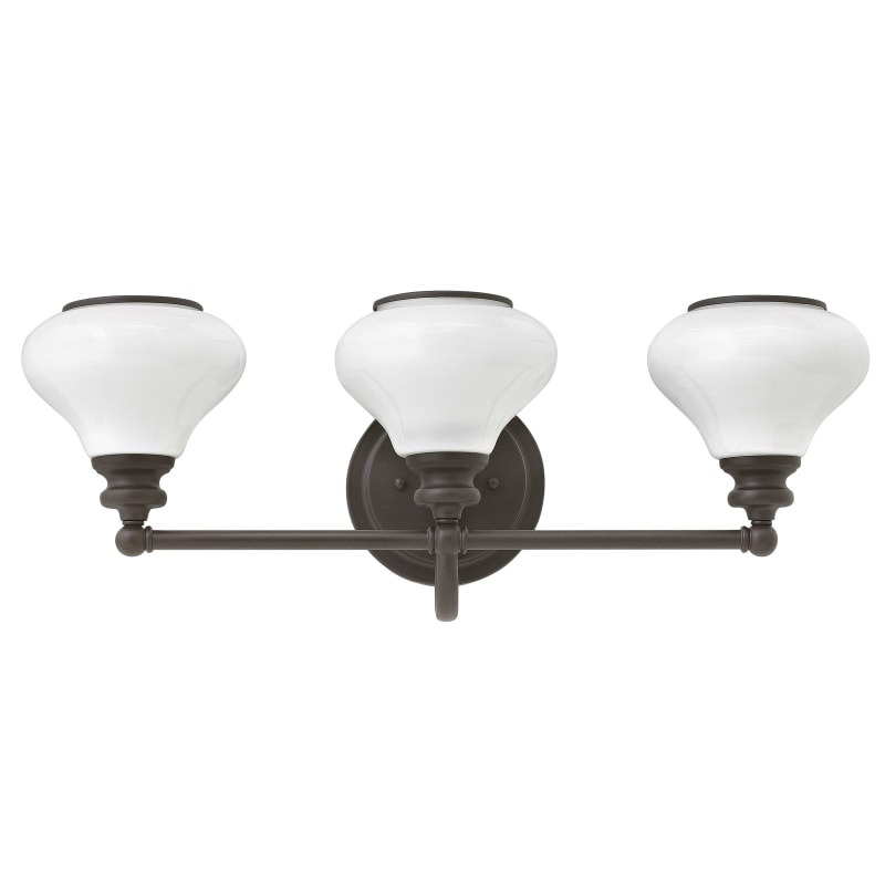 Hinkley Lighting 56553 Bathroom Fixtures Ainsley Indoor Lighting Vanity Light; Buckeye Bronze