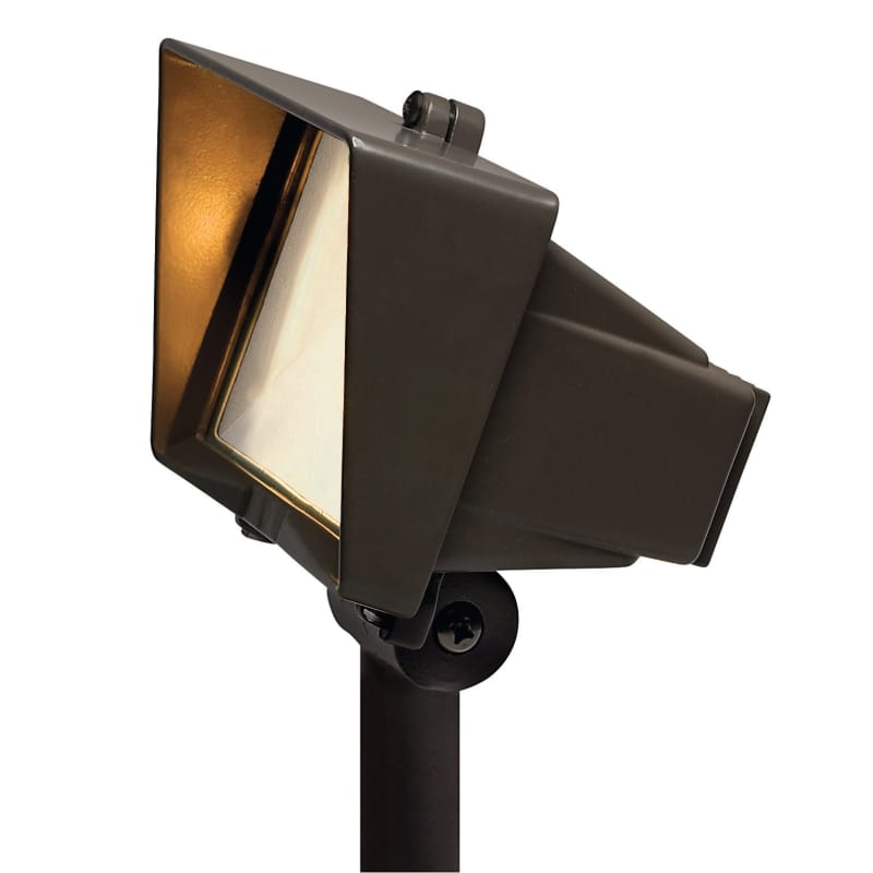 Hinkley Lighting H1521 12V 50W Cast Aluminum Frosted Glass Flood Light - Bronze