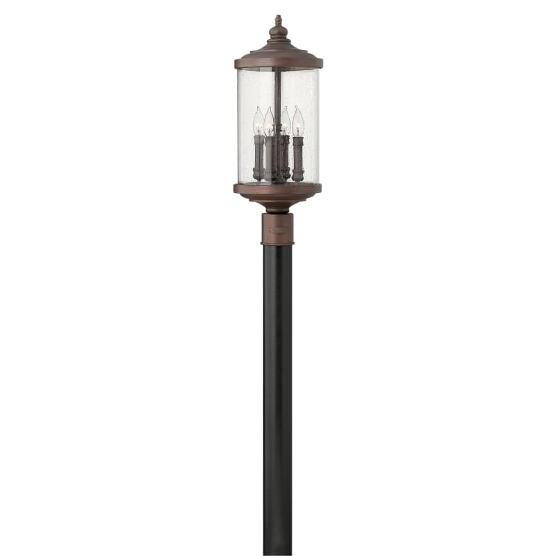 Hinkley Lighting 1751 Post Lights Barrington Outdoor Lighting; Victorian Bronze