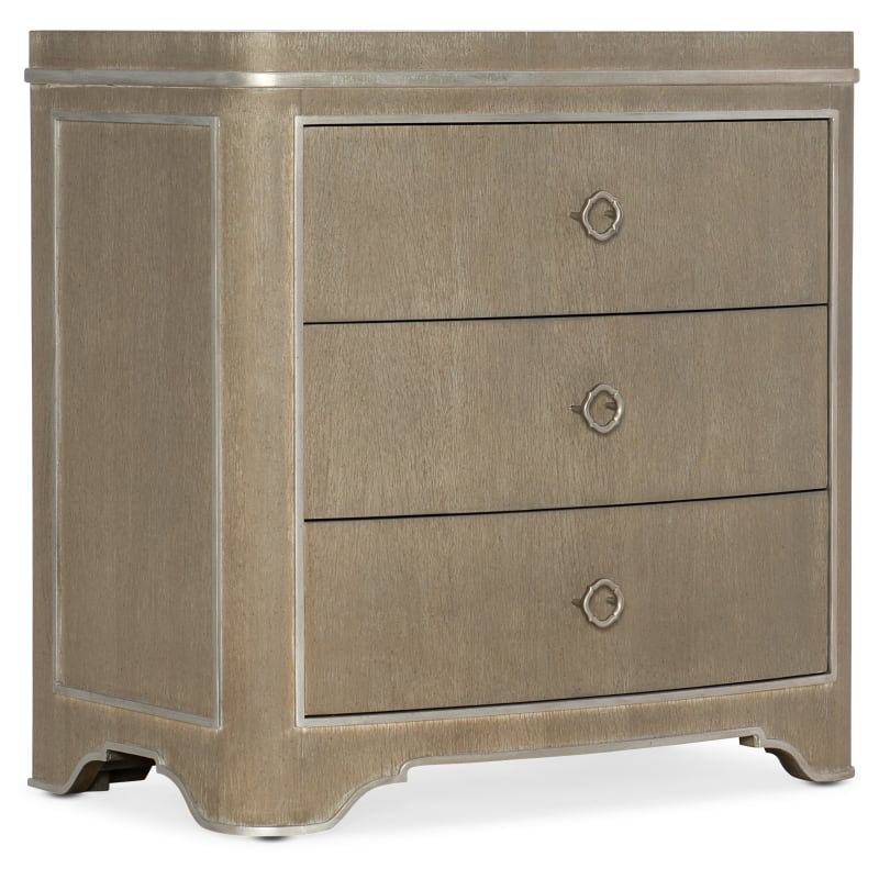 Hooker Furniture Hooker Furniture 1652 90015 30 Wide 3 Drawer Oak And Poplar Wood Nightstand Fro Taupe Gray Indoor Furniture Storage Nightstand From Build Com Inc Daily Mail