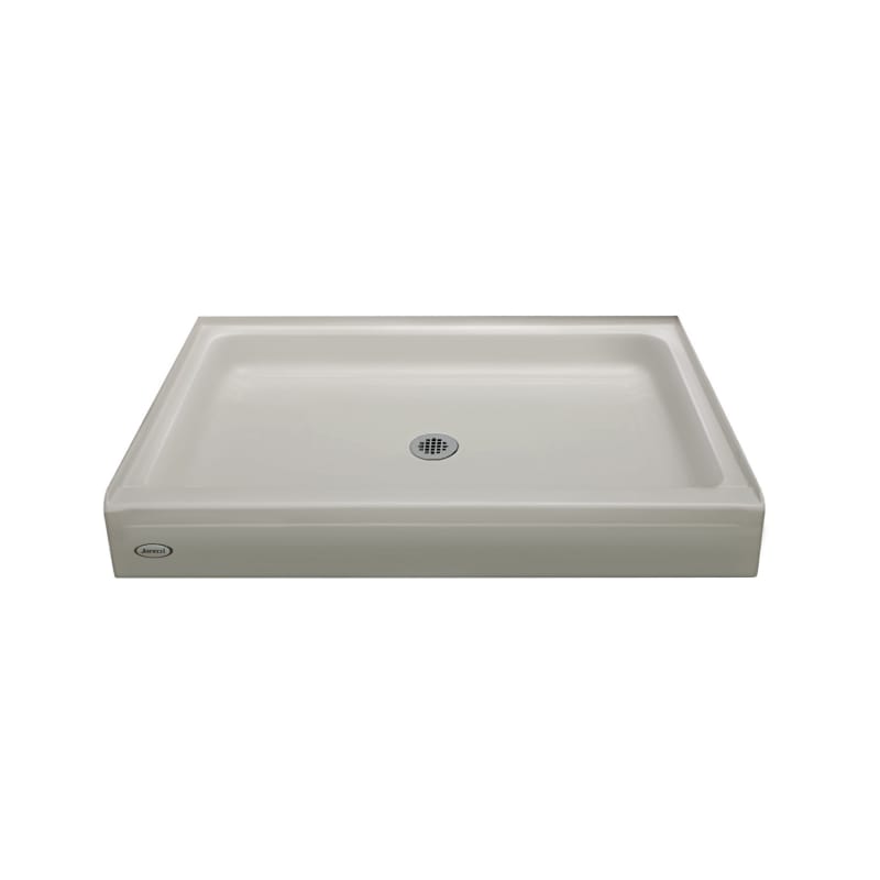 Jacuzzi Tru-Level Oyster Acrylic Shower Base (Common: 34-in x 48-in; Actual: 34-in x 48-in)