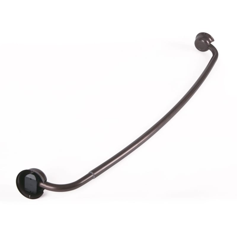 Jacuzzi Pq308 60 72 Adjustable, Bronze Curved Shower Curtain Rod