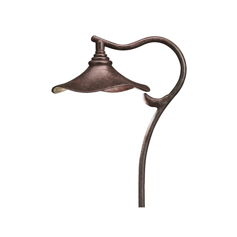 Kichler Cotswold™ Path and Spread Light-Aged Bronze-16W