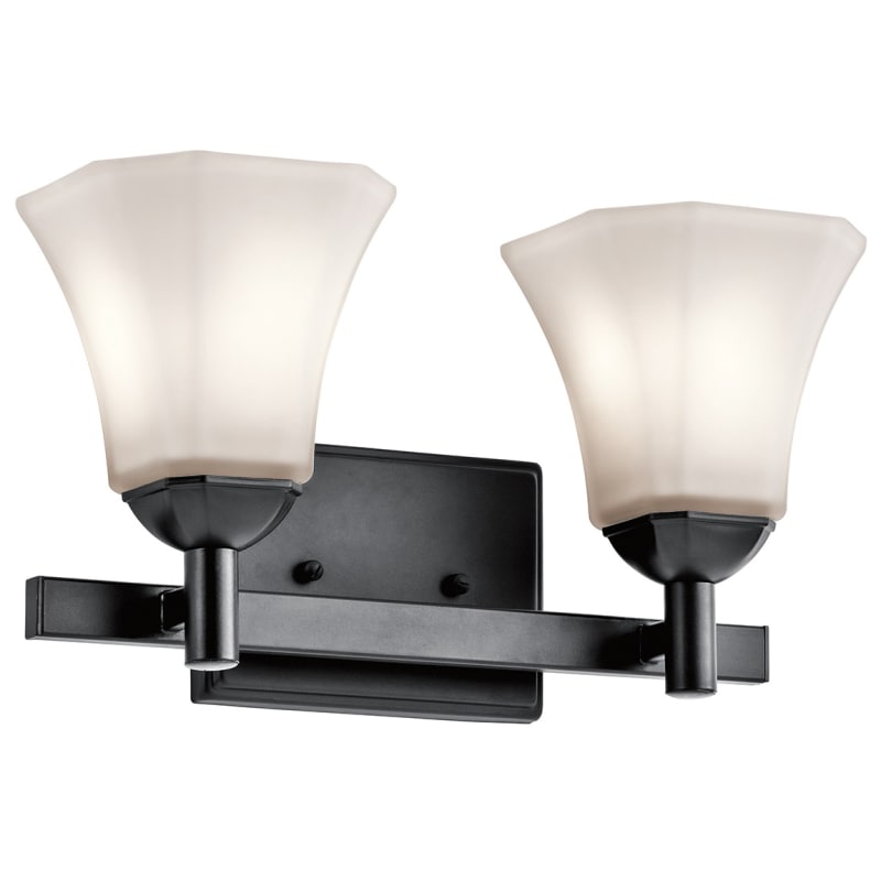 Kichler 45732 Bathroom Fixtures Serena Indoor Lighting Vanity Light; Black