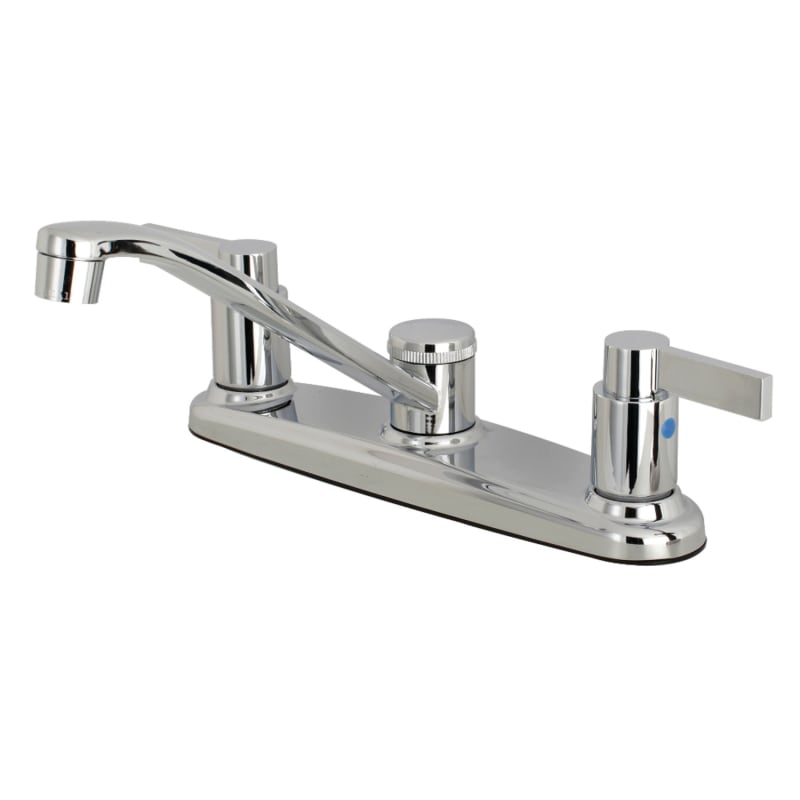 UPC 663370540455 product image for Kingston Brass FB111NDL NuvoFusion 1.8 GPM Centerset Kitchen Faucet | upcitemdb.com