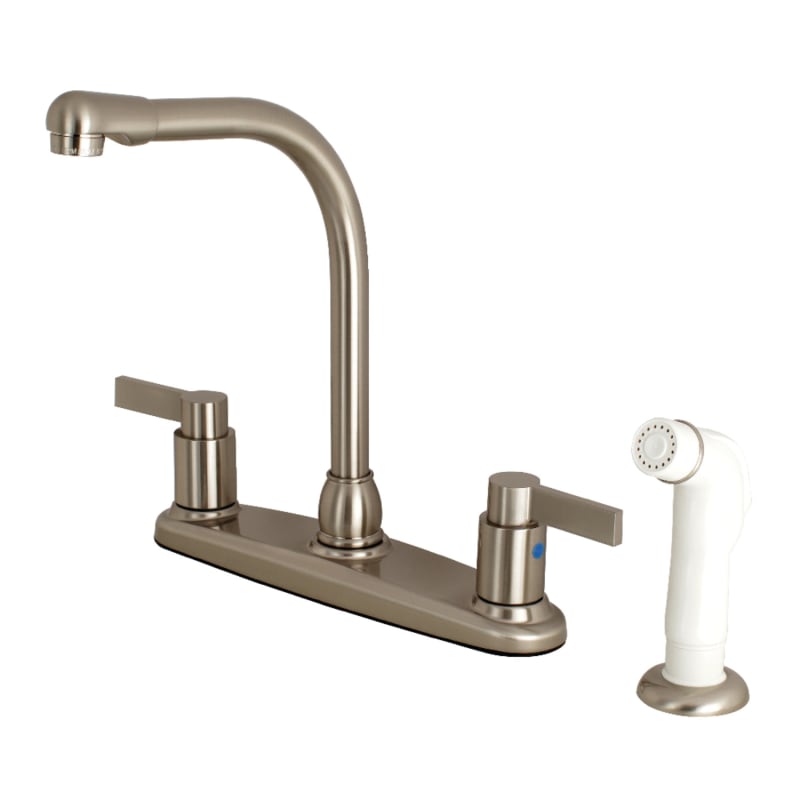 UPC 663370540493 product image for Kingston Brass FB275.NDL NuvoFusion 1.8 GPM Centerset Kitchen Faucet - Includes | upcitemdb.com