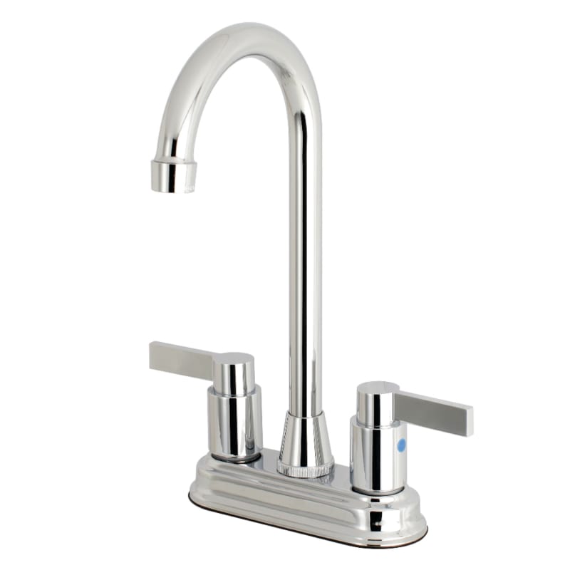UPC 663370540431 product image for Kingston Brass FB49.NDL NuvoFusion 1.8 GPM Deck Mounted Double Handle Bar Faucet | upcitemdb.com