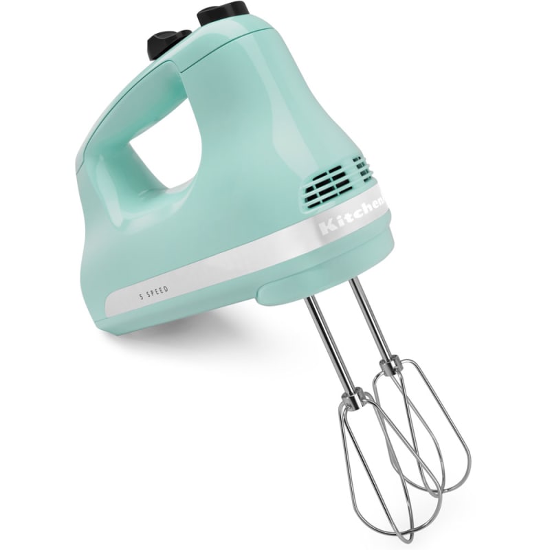 KitchenAid KHM512 5 Speed Hand Mixer with Turbo Beater Accessories Ice Food Processing Appliances Mixers Hand Mixers