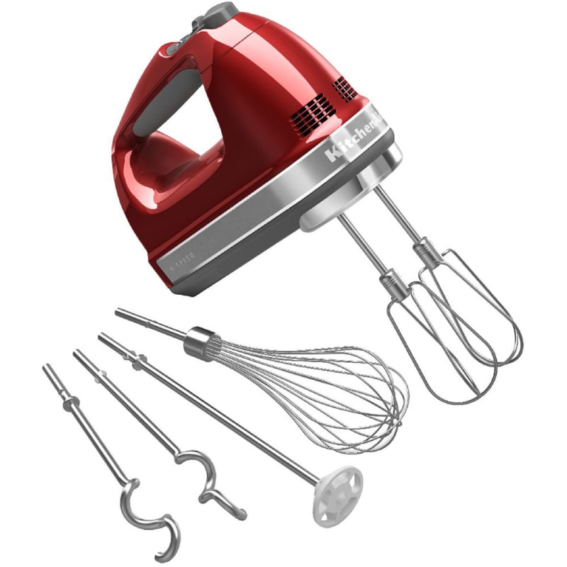 KitchenAid KHM926 9 Speed Hand Mixer with Turbo Beater II Accessories Candy Apple Food Processing Appliances Mixers Hand Mixers