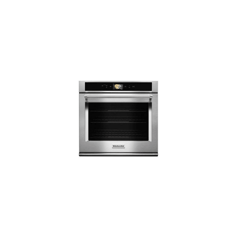 KitchenAid – Smart Oven+ 30″ Built-In Single Electric Convection Wall Oven – Stainless steel