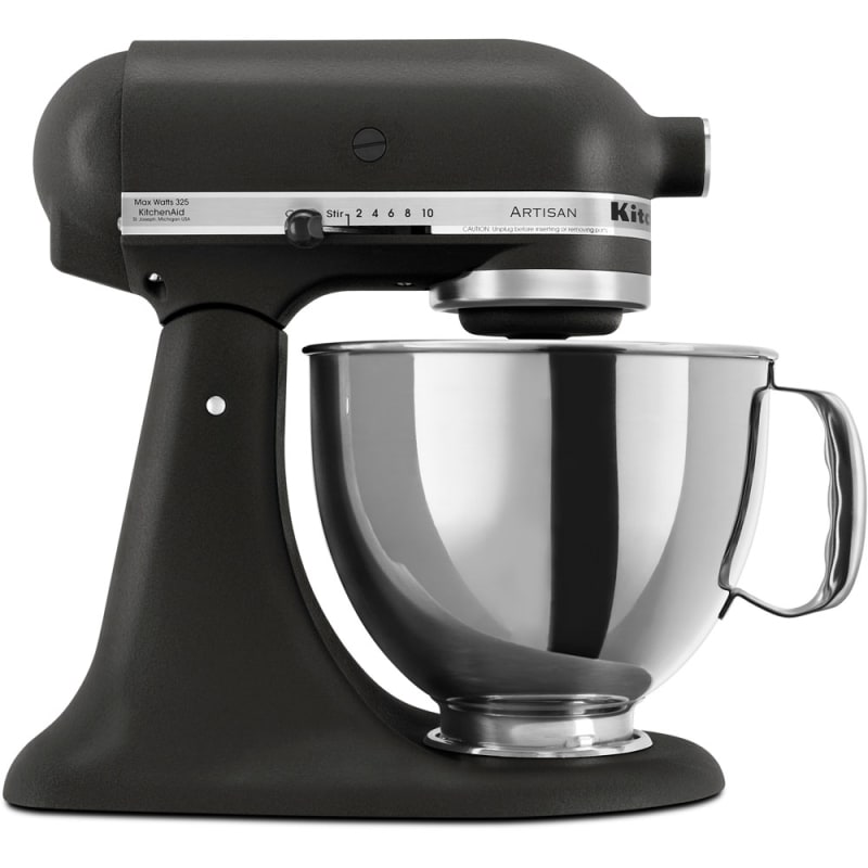 KitchenAid KSM150PS 10 Speed 5 Qt. Stand Mixer with Direct Drive Transmission Imperial Black Food Processing Appliances Mixers Stand Mixers