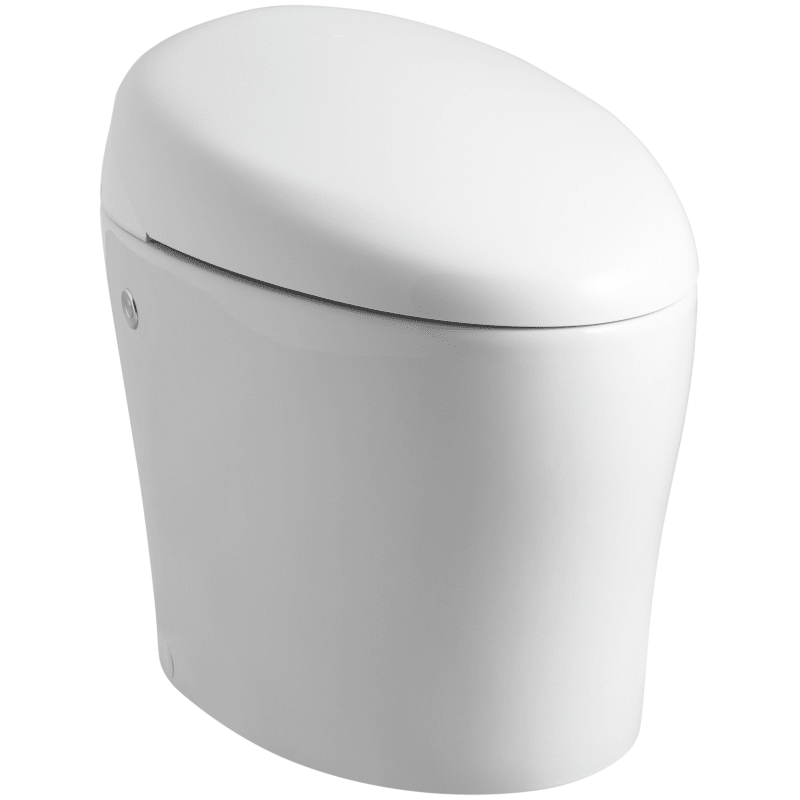 Kohler K-4026-0 Karing 1.28 GPF Elongated One-Piece Tankless Toilet with Power Lite   Flushing Technology and Integrated Bidet - Seat Included White