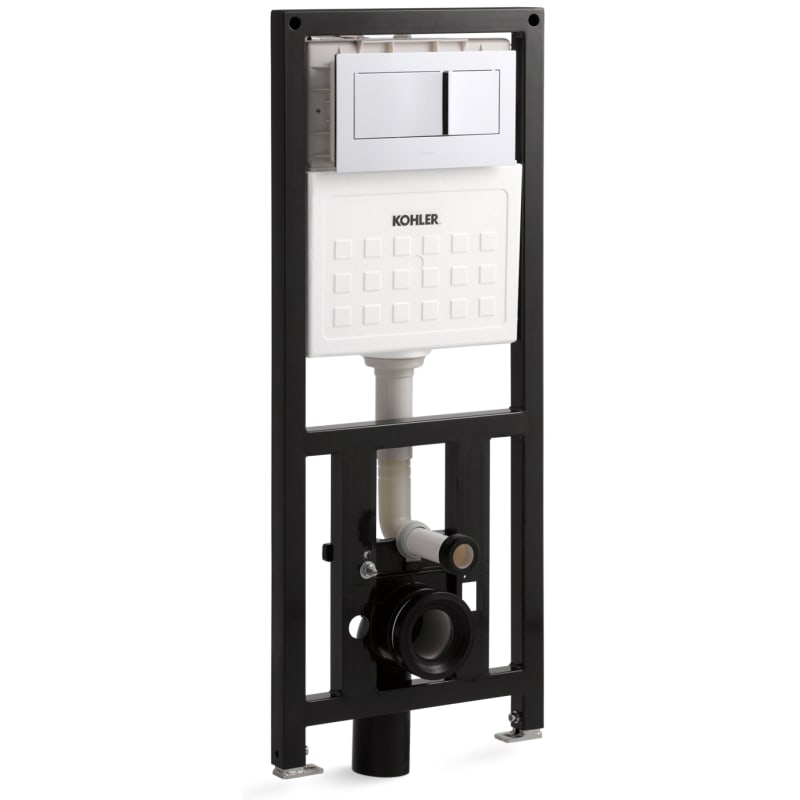 Kohler K-6284-NA Veil 2 x 6 Dual Flush In-Wall Tank and Carrier System Fixture Toilet Tank Only