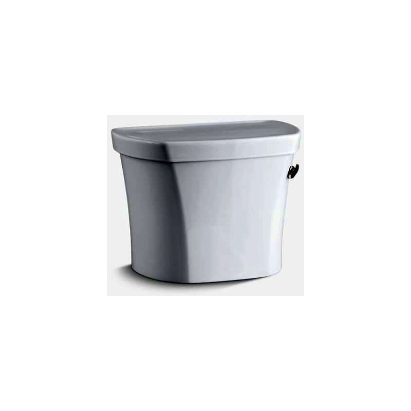 Kohler K-4841-RA-0 1.28GPF Wellworth Toilet Tank with Right-Hand Trip Lever for 14 in. Rough-In - White