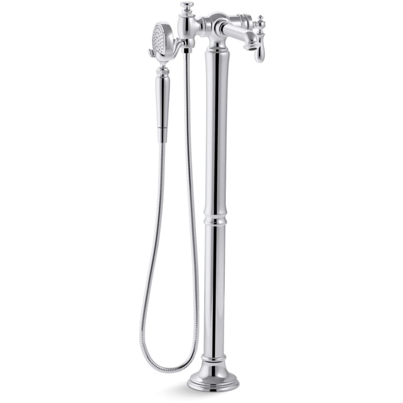 UPC 885612629319 product image for Kohler K-T72790-9M Artifacts Floor-Mount Bath Filler with Handshower | upcitemdb.com