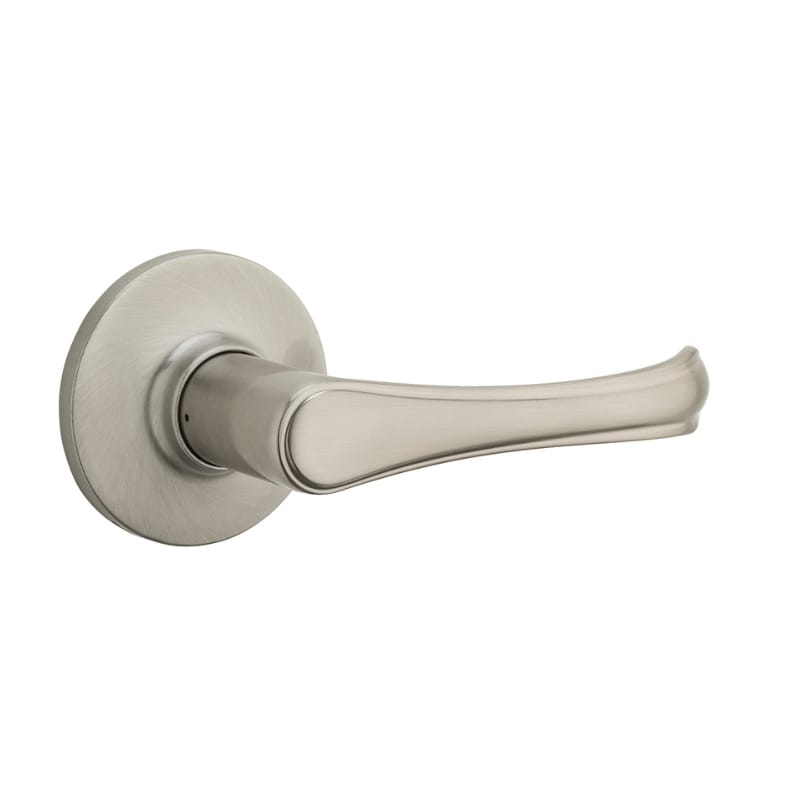 Kwikset Burbank Lever Passage in Satin Nickel