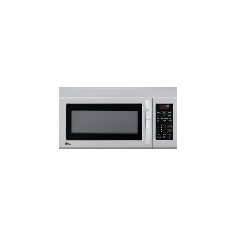 LG LMV1831S 1.8 Cu. Ft. Over-The-Range Microwave Oven with Sensor Cooking Stainless Steel Microwave Ovens Microwave Over-the-Range