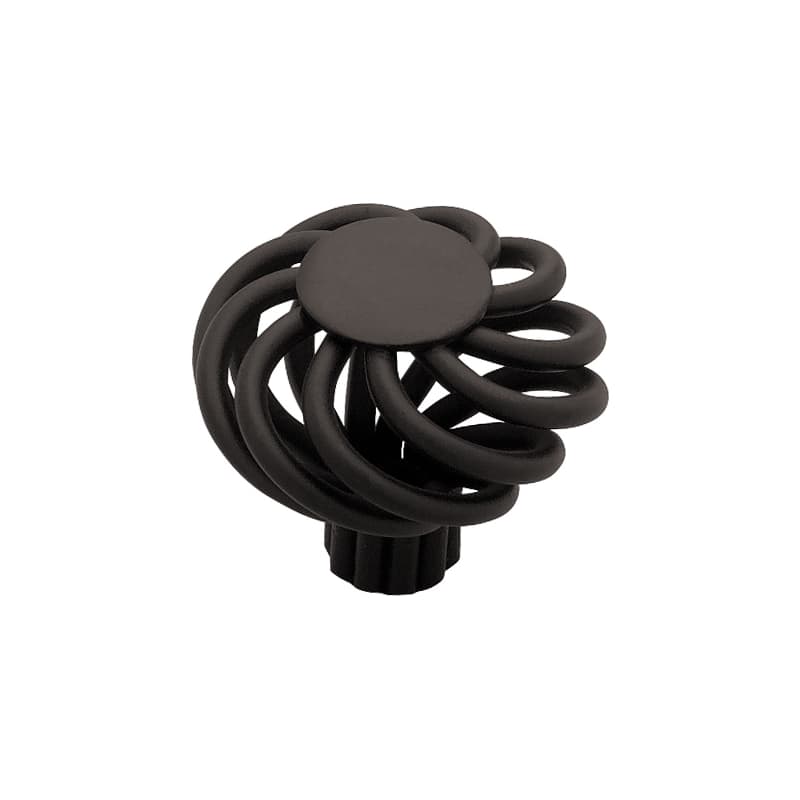 UPC 781266342096 product image for Liberty Hardware PN9011-FB-C Flat Black Knobs Forged Iron II Series 1-3/8 Inch D | upcitemdb.com