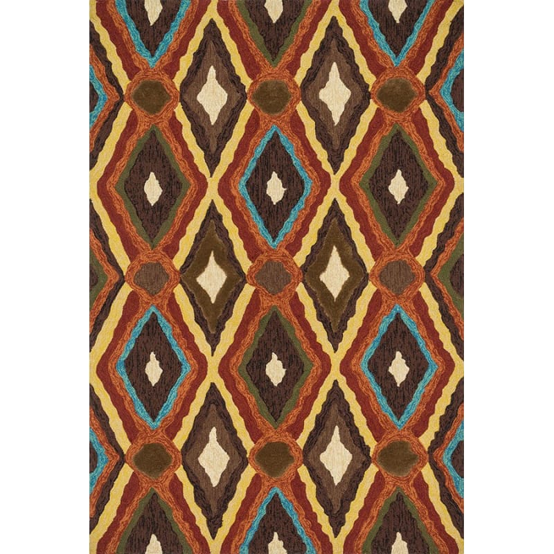 UPC 885369126741 product image for Loloi Rugs ENZOEZ-05-7A0R Enzo 8' Round Synthetic Hand Hooked Transitional Outdo | upcitemdb.com