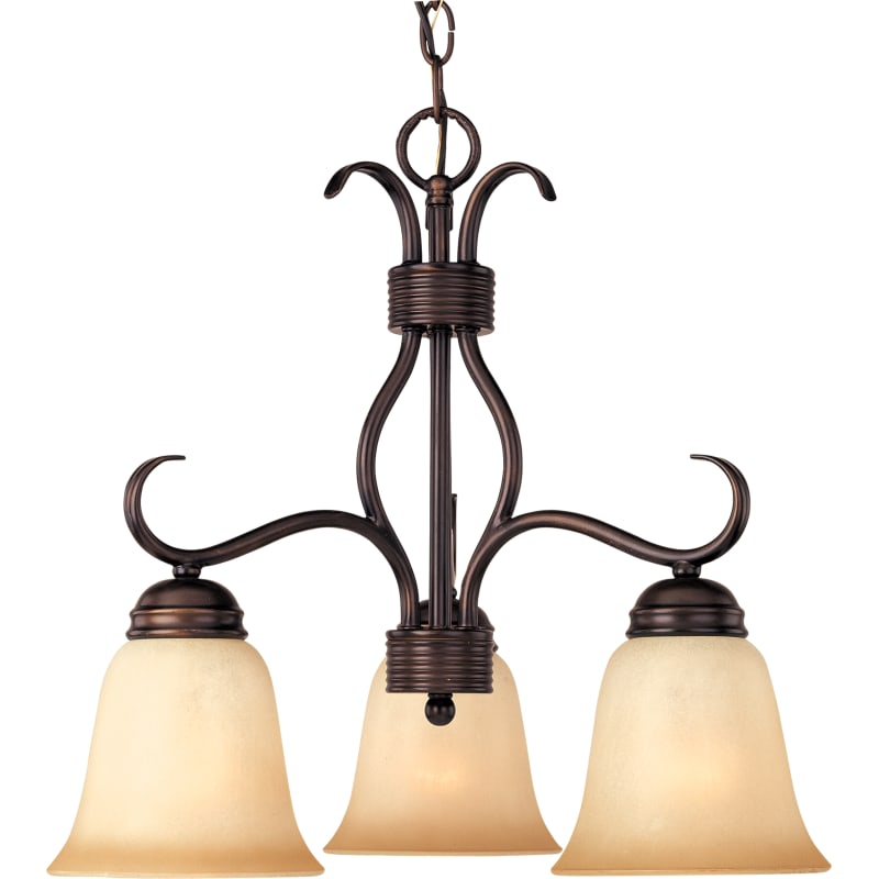 Maxim 10122 Basix 19" Wide 3 Light Chandelier