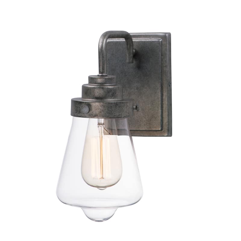 Maxim 11331cl Cape Cod Single Light 12 Tall Bathroom Sconce Maxim 11331cl Cape Cod Single Light 12
