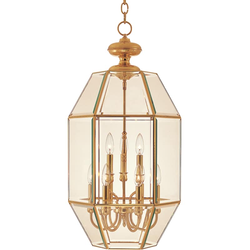 UPC 783209000117 product image for Maxim 60201CLPB Polished Brass Bound Glass Williamsburg Nine Light | upcitemdb.com