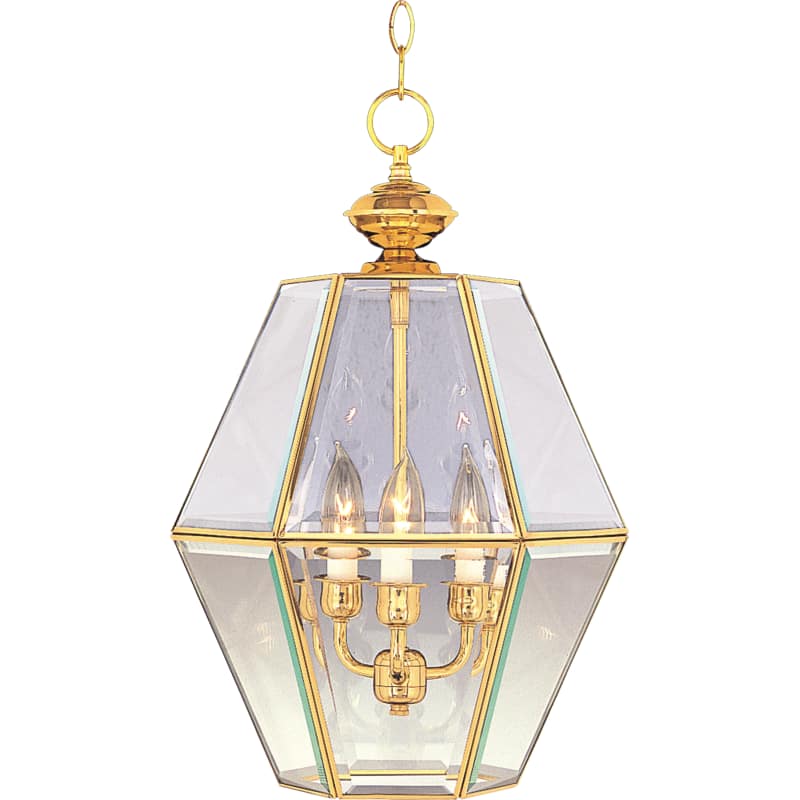 UPC 783209000582 product image for Maxim 90350CLPB Polished Brass Bound Glass CLOSEOUT - Williamsburg | upcitemdb.com